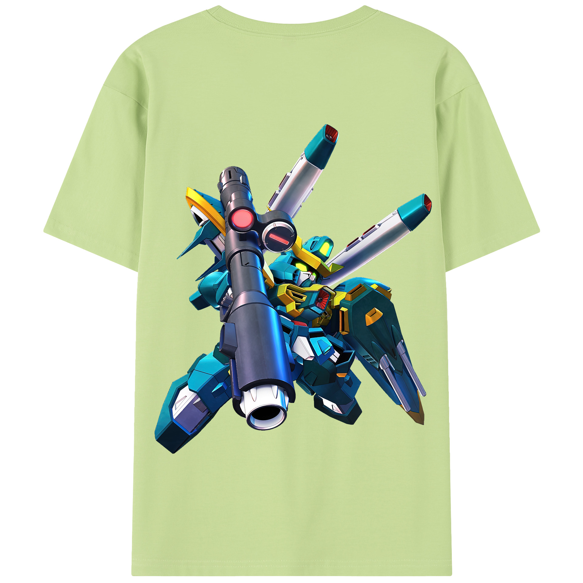 （画像用） 機動戦士ガンダム Mobile Suit Gundam 綿100％半袖Tシャツ（背面プリント）